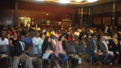 Section of the audience attending the Town Hall meeting organised by the SVG High Commission to the United Kingdom.