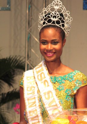 Miss SVG 2013 -- Shara George -- Miss Mustique Company