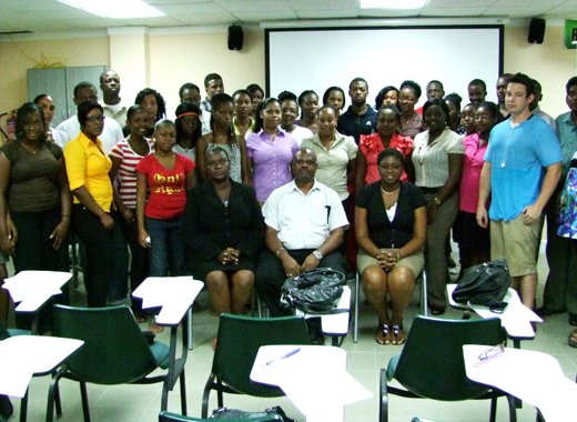 The Centre for Enterprise Development last week trained 56 young persons in starting and operating a business. (Photo: CED)
