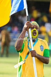 Martian "Marty" King is seen in his characteristic outfit at a football match in September 2011. He died on Wednesday, age 41. (Photo: Oris Robinson) 