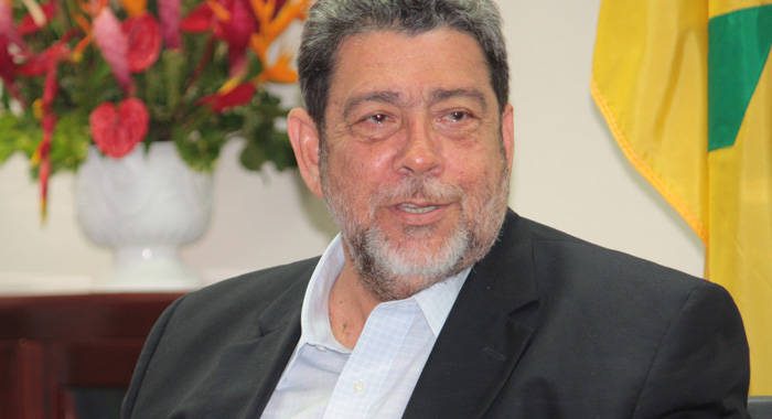 Prime Minister Dr. Ralph Gonsalves has expressed concern about potential economic  fallout from military action against Syria. (IWN photo) 