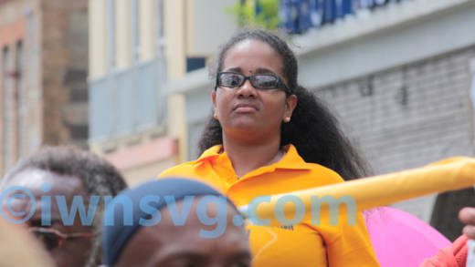 Opposition Leader Arnhim Eustace has defended Vynnette Frederick's (pictured) continued status as a senator. (IWN photo)