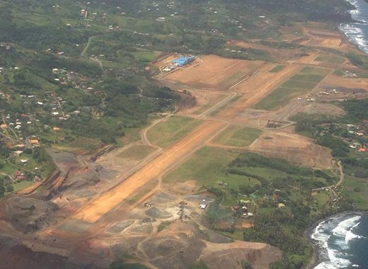 All of the land on which AIA is built was privately owned.