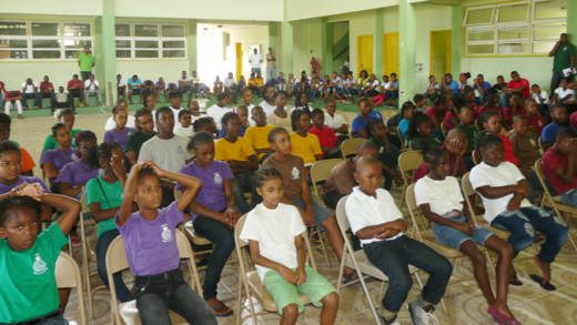 Members of the Police Youth Clubs. 