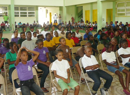 Members of the Police Youth Clubs. 