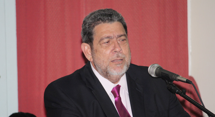 Prime Minister Dr. Ralph Gonsalves told Parliament "... it is possible for mining to resume but has to resume under certain specific conditions". (IWN photo)