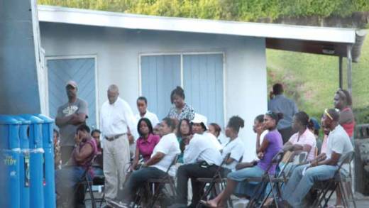Members of the SJCK PTA met at the school in Kingstown on Thursday. Click to read story. (IWN photo)