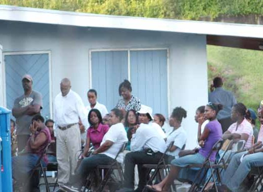 Members of the SJCK PTA met at the school in Kingstown on Thursday. Click to read story. (IWN photo)