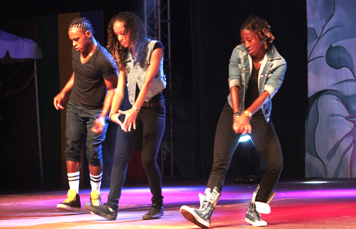 Dancers compete during Satruday's show. (IWN photo)
