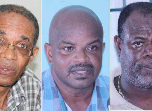 From left: Cools Vanloo, Elroy Boucher, Joel Poyer. (IWN montage)