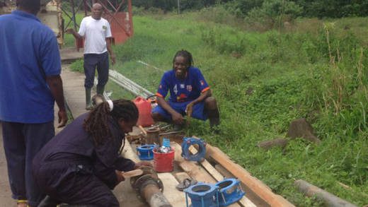 The CWSA has begun restorative work in some areas of St. Vincent. (CWSA photo) 