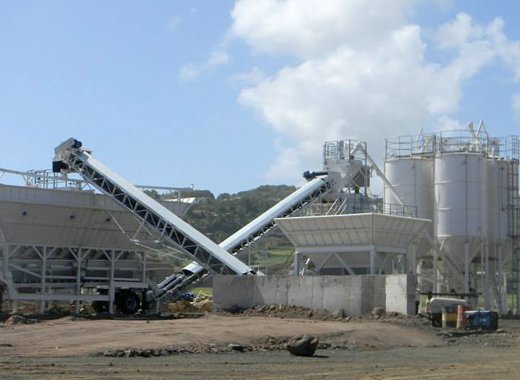 The concrete batching plant at the airport. (Photo: Friends of the Argyle International Airport/Facebook)