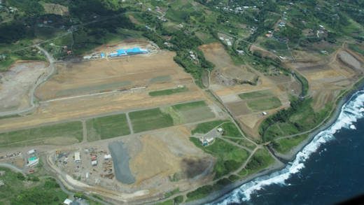 EC$379 million has been spent so far on the construction of Argyle International Airport. (File photo)