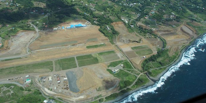 EC$379 million has been spent so far on the construction of Argyle International Airport. (File photo)