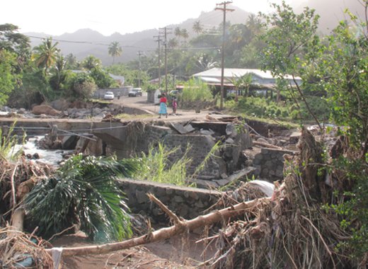 The Opposition says a budgetary surplus would have helped with immediate response to the disaster. (IWN photo)
