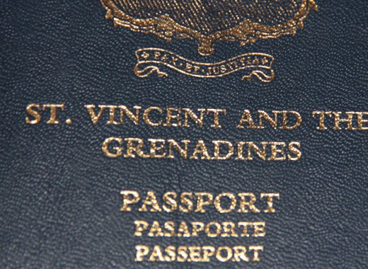 File photo of an SVG passport.
