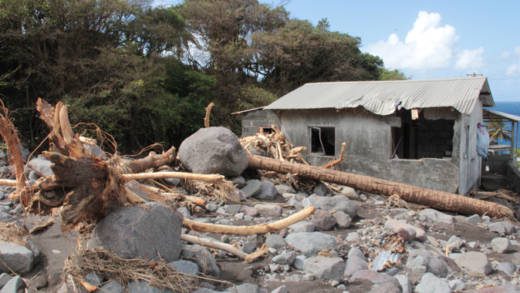 Some 662 houses were damaged in the Christmas Eve floods. (IWN photo) 