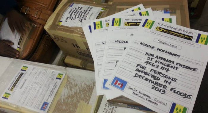 Some of the items shipped from Canada to the NDP. (Internet photo)