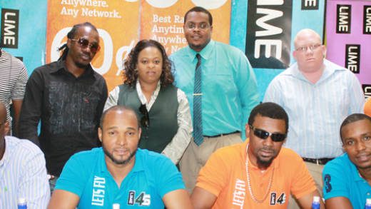Manager of LIME, Leslie Jack, front row, second left, and the LIME Ambassadors.