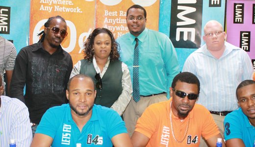 Manager of LIME, Leslie Jack, front row, second left, and the LIME Ambassadors.
