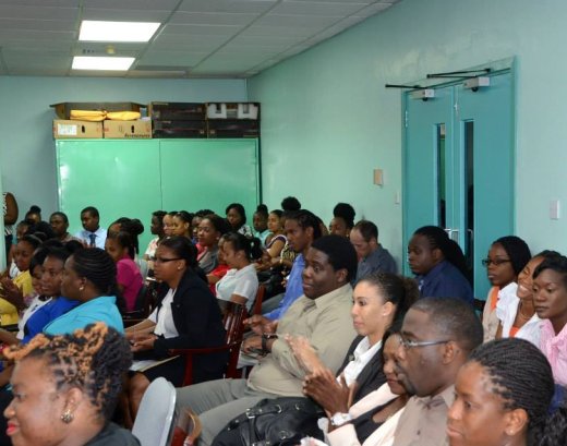 A section of the audience at the launch on Thursday. (Photo: Lance Neverson/Facebook) 
