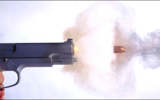 gunshot slowmo