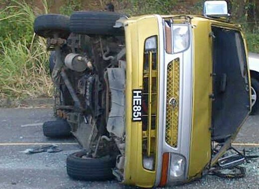 The omnibus that was involved in the collision. (Internet photo) 