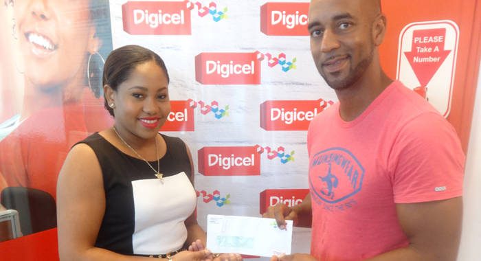 Digicel has donated money to Black Sand Swimming Club.