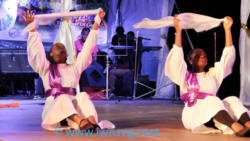 Dancers perform during the opening of Gospel Fest on April 13. The festival climaxes tomorrow, Sunday April 27. (IWN photo)