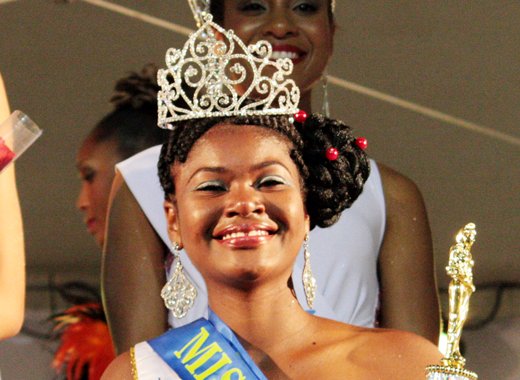 Miss Easterval 2013 Justlyn Ollivierre was dethroned because of pregnancy.  (IWN photo)