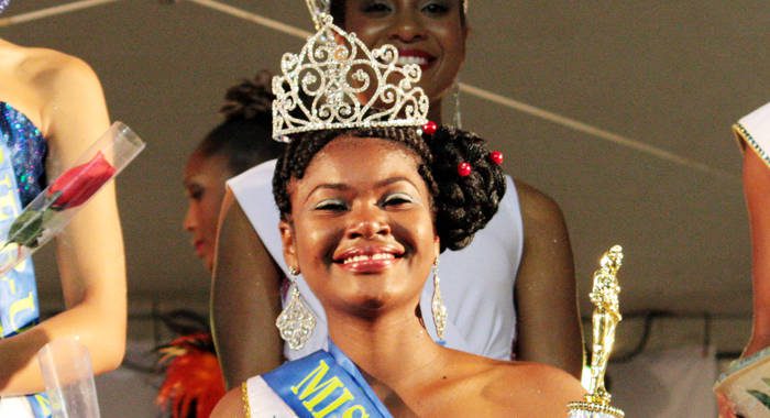 Miss Easterval 2013 Justlyn Ollivierre was dethroned because of pregnancy.  (IWN photo)