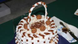Tamarind Coconut Basket Cake, a creation of overall winner, Jessica Bess. (IWN photo)