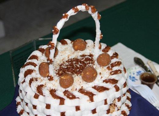 Tamarind Coconut Basket Cake, a creation of overall winner, Jessica Bess. (IWN photo)