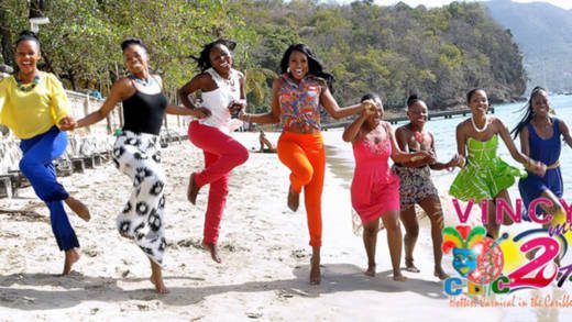 The eight contestants in the Miss SVG 2014 pageant. (CDC photo)