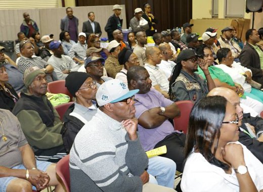 A section of the crowd at the NDPs town hall meeting in Brooklyn, New York. (Photo: NDP/Facebook)