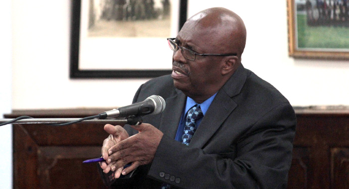 Opposition Leader Arnhim Eustace. (IWN file photo) 