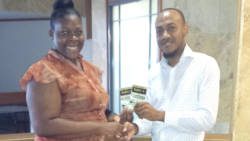 Melissa Johnson walked away with two tickets to Black Rave the Golden Journey.