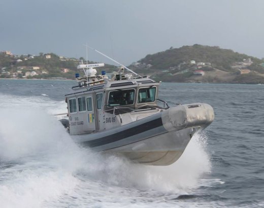 An SVG Coastguard vessel. (File photo)