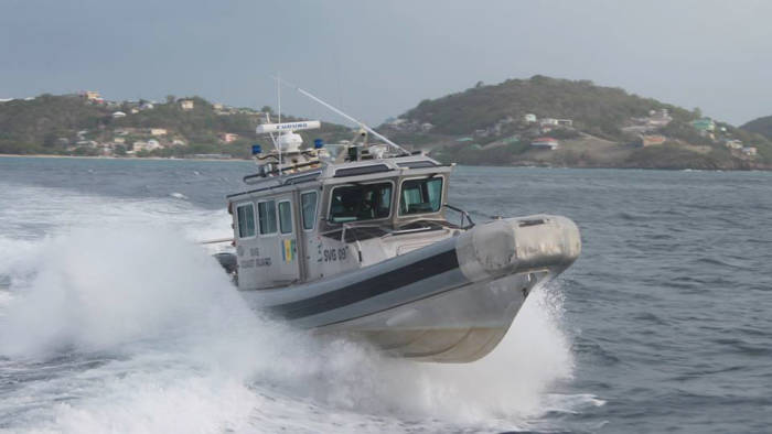 An SVG Coastguard vessel. (File photo)