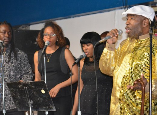 The cast included Vincent Groovy D Kennedy, who sang You Never Know.
