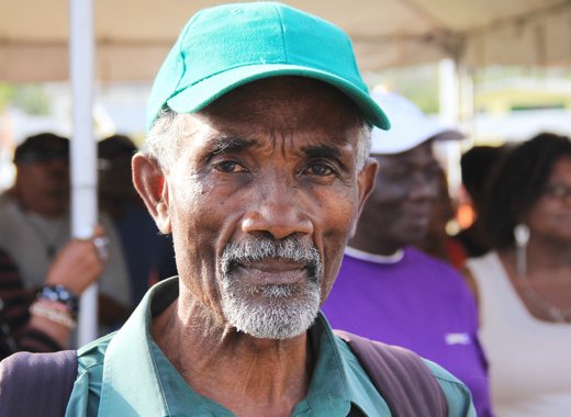 Founder and Leader of SVG Green Party, Ivan O'Neal in a June 2014 iWN photo. 