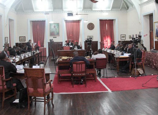 Prime Minister Ralph Gonsalves presented the bill in Parliament on Monday. (IWN photo)