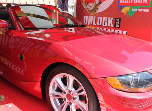 One lucky person will become owner of this BWM Z4 tonight. (IWN photo)