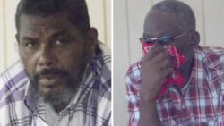 Trinidadians Peter Balgar, left, and Wilfred Roach.
