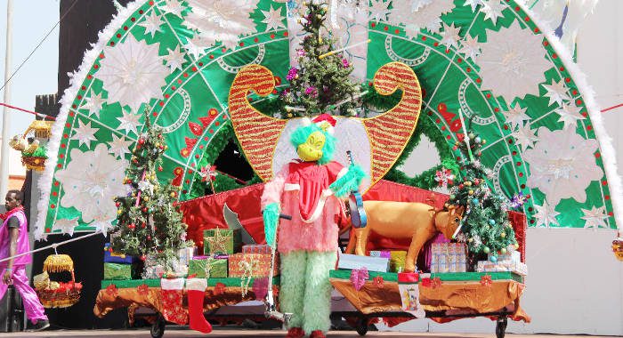 The Grinch who stole Christmas was portrayed by Gordon Tarya Boucher of Melbourne Artisans. (IWN Photo)
