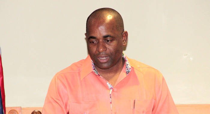 Dominica Prime Minister, Roosevelt Skerrit,  took over the chairmanship of the OECS on Saturday. (IWN photo)