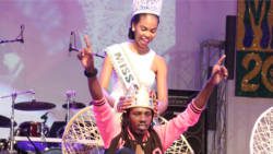 Miss SVG 2014 Shadeisha George and Ragga and Power Soca Monarch Delroy "Fireman" Hooper, were both sponsored by LIME.