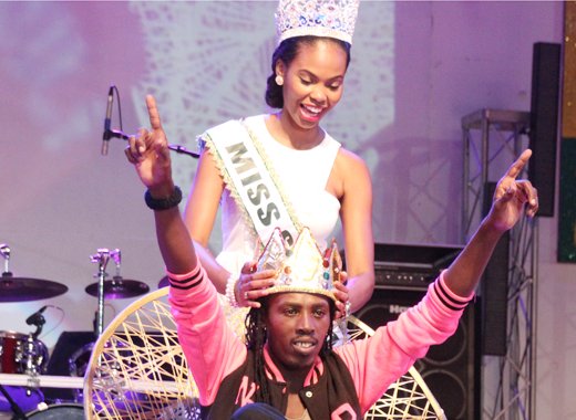 Miss SVG 2014 Shadeisha George and Ragga and Power Soca Monarch Delroy "Fireman" Hooper, were both sponsored by LIME.