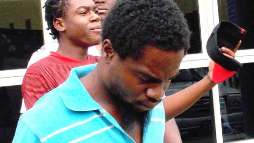St. Lucian, Thaddeus Cox, forefront, is on a number of drugs and gun charges.
