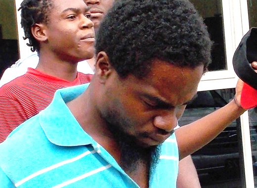 St. Lucian, Thaddeus Cox, forefront, is on a number of drugs and gun charges.